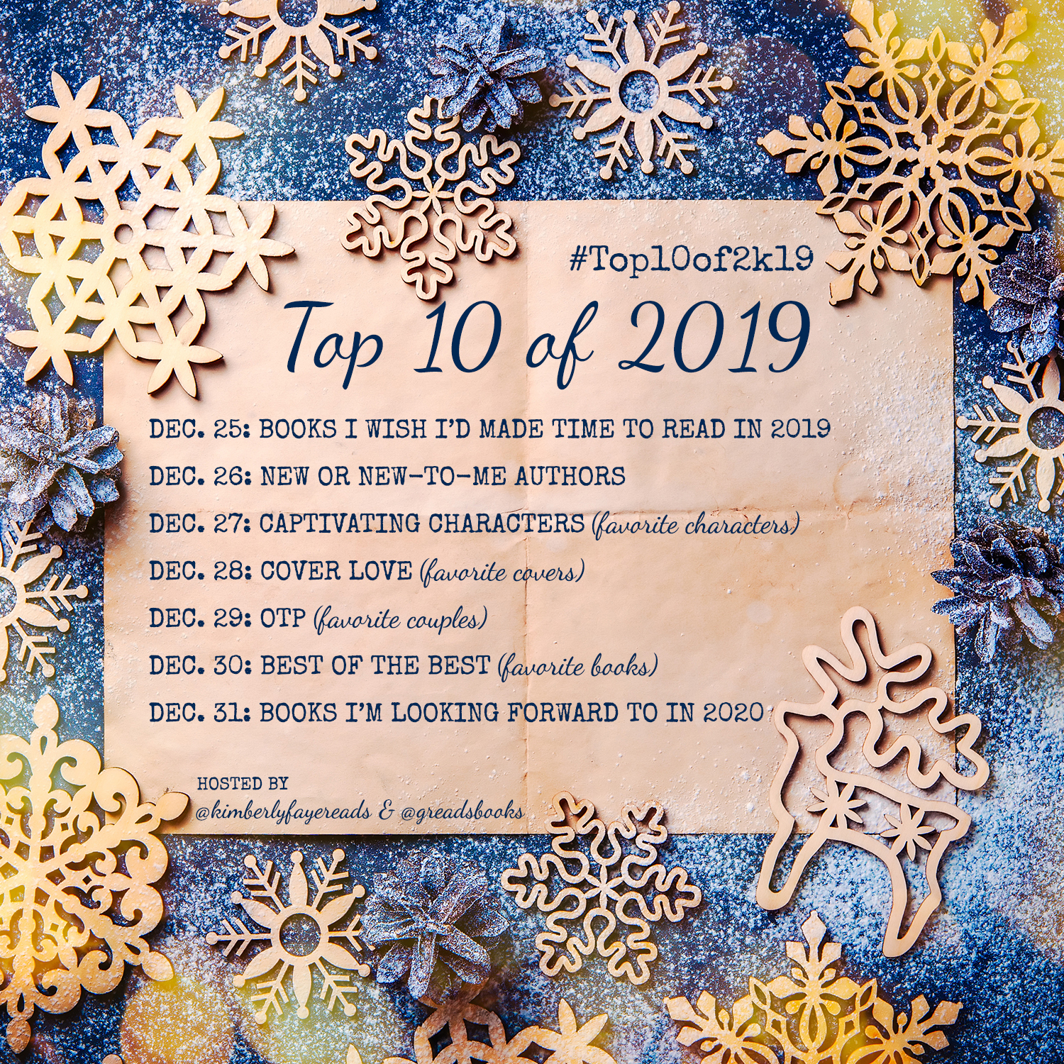 Top 10 of 2019: Announcement and Sign-Up